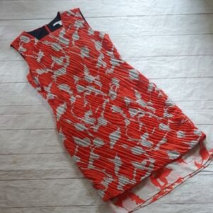 Diane Von Furstenberg Orabgeand White Dress